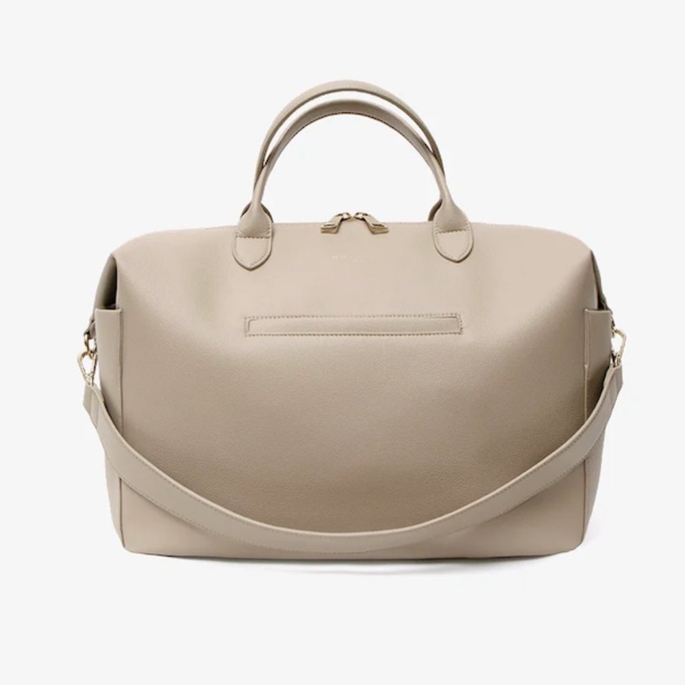 NWOT MINA BAIE Emmy Midi (Vegan) Color: Sand